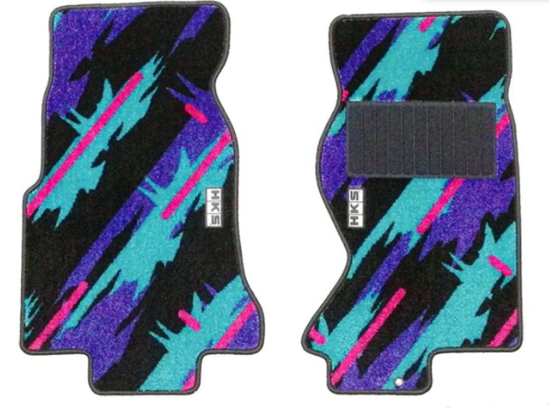 HKS Mitsubishi Evolution CT9A Non-MR 50th Anniversary Tapete color aceite - Juego delantero/trasero LHD