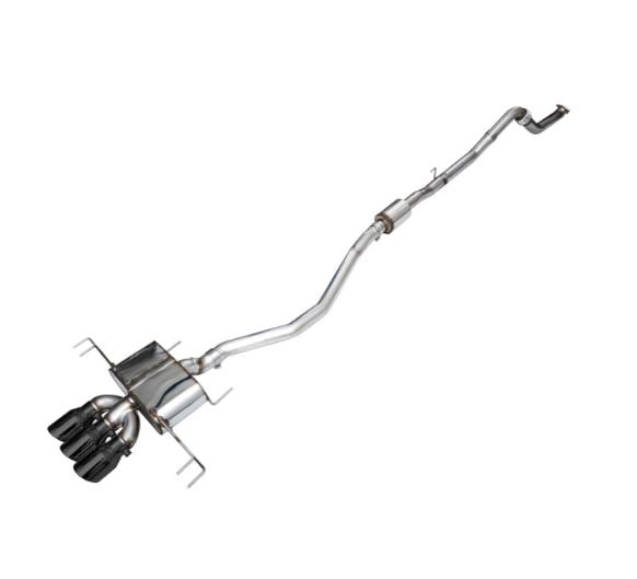 AWE Tuning 2023 Honda Civic Type R FL5 Touring Edition Exhaust w/ Triple Diamond Black Tips (3015-53287)
