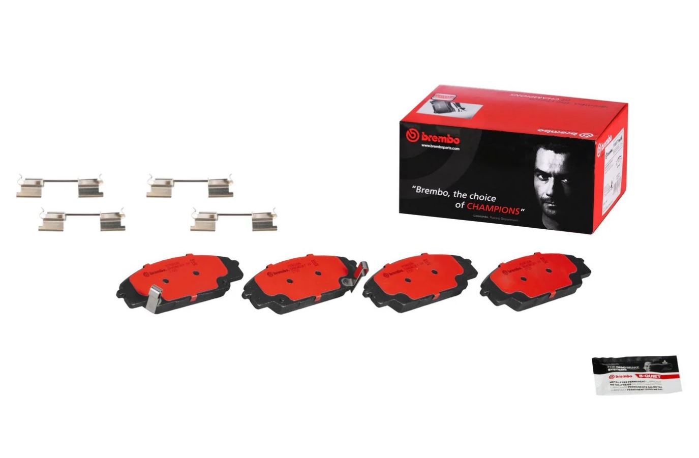 Brembo 02-06 Acura RSX/06-11 Honda Civic/00-09 S2000 Front Premium NAO Ceramic OE Equivalent Pad (P28032N)