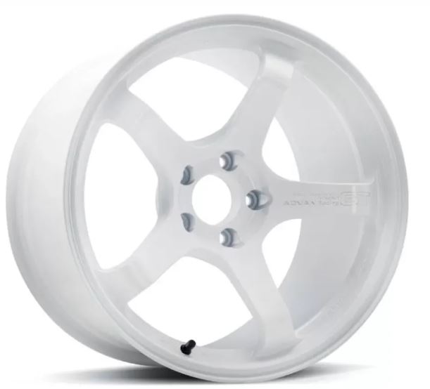 Advan GT Beyond 18X9 +38 5-114.3 Racing White Wheel (YAQB8I38EW)