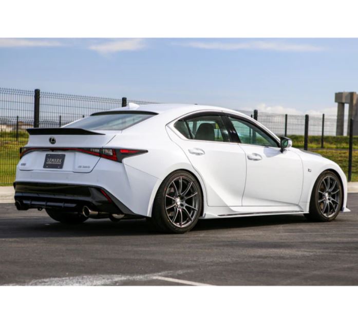REMARK 2021+ Lexus IS300/ IS350 Axleback Exhaust - Stainless Double Wall Tip (Muffler Version) (RO-TSE4-DM)