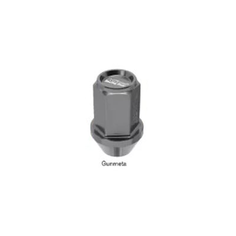 Project Kics 12X1.50 Gunmetal Leggdura Racing Lug Nuts (Laser Logo) - 20 PCS (WKIZ1G)