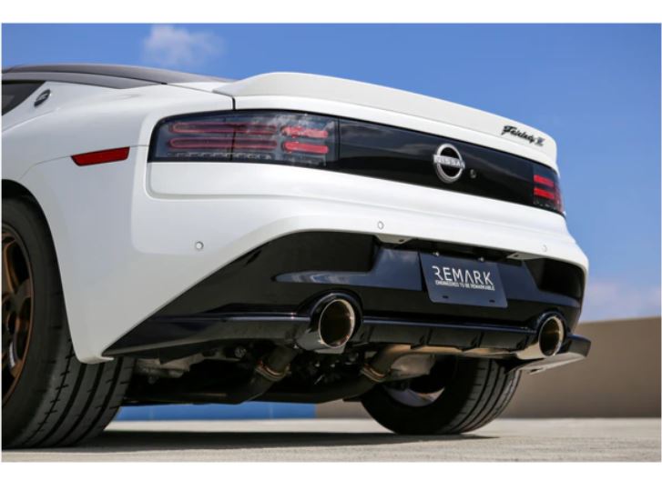 REMARK 2023+ Nissan Z Burnt Stainless Double Wall Tip Axle Back Exhaust (RO-TT35-D)