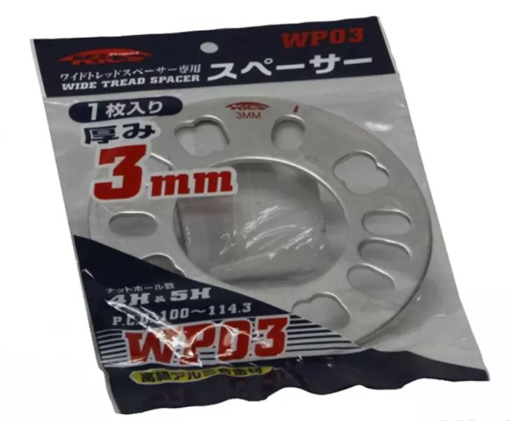Project Kics 1PC PER PACK Spacer For Wide Tread Spacer - 3MM THICK (WP03)