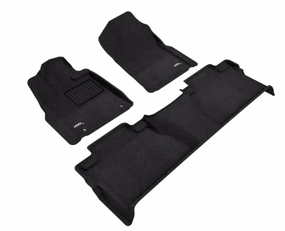 3D Maxpider 17-18 Nissan Armada With Bench 2nd Row Elegant Black R1 R2 R3 (L1NS10004709)