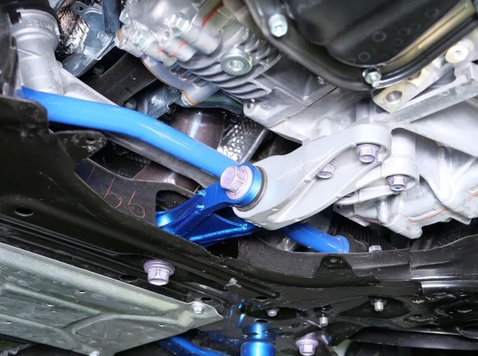 Cusco Engine Pitching Stopper w/ HD Rubber Bushing Steel Construction Blue 2023+ Toyota GR Corolla (1C7 911 PS)