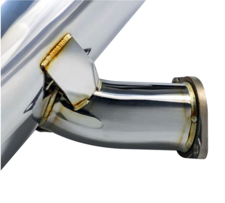 Remark 08-14 Subaru WRX STi GR Hatch Sports Touring Cat-Back Exhaust - SS Quad Tips (Resonated) (RK-C2076S-02)