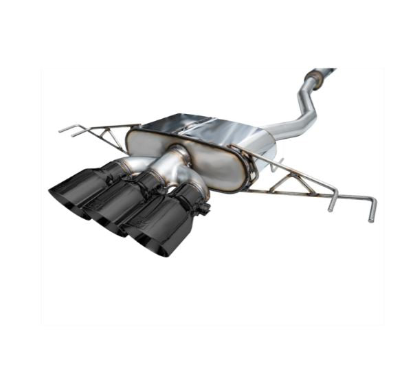 AWE Tuning 2023 Honda Civic Type R FL5 Touring Edition Exhaust w/ Triple Diamond Black Tips (3015-53287)