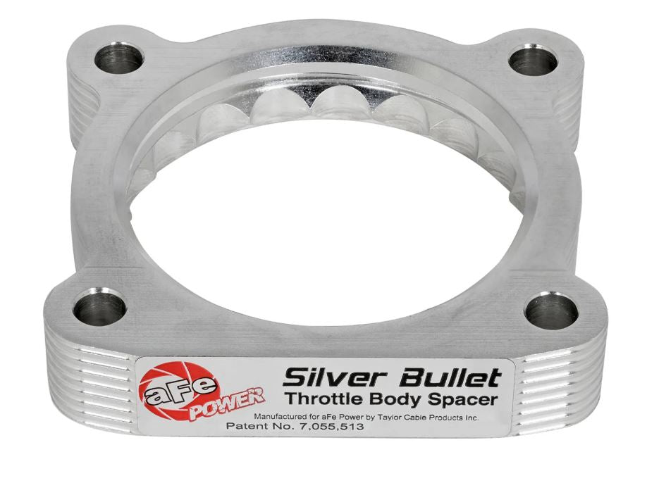 aFe Silver Bullet Throttle Body Spacers TBS 10-16 Nissan Patrol (Y62) V8-5.6L (320hp) (46-36003)