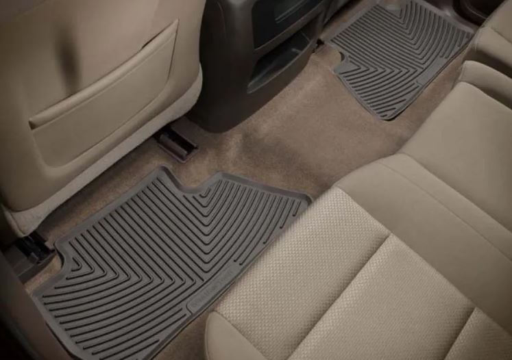 WeatherTech 11-13 Infiniti QX / 14-18 QX80 / 17-18 Nissan Armada Front & Rear Rubber Mats - Cocoa