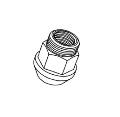 Project Kics 12x1.50 Red Leggdura Racing Shell Type Lug Nut - 1pc (WZLN1B)
