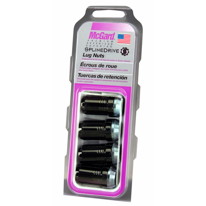 McGard 64073 – 4 Dadi Ruota M14x1.5 Cromati, Sedile Conico, Per Cerchi In Acciaio/alluminio, Chiave 22mm