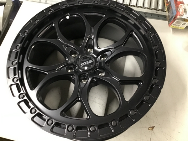 Weld Off-Road W108 20X9 Ledge 6X139.7 ET20 BS5.75 Satin Black / Black Ring 106.1 | W10809084575 Scratch & Dent