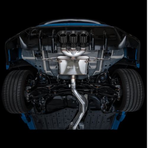 AWE Tuning 2023 Honda Civic Type R FL5 Touring Edition Exhaust w/ Triple Diamond Black Tips (3015-53287)