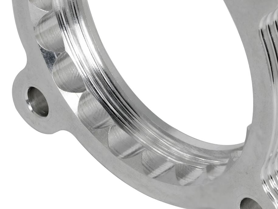 aFe Silver Bullet Throttle Body Spacers TBS 10-16 Nissan Patrol (Y62) V8-5.6L (320hp) (46-36003)