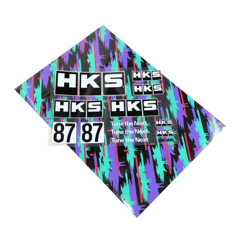 HKS MULTI STICKER SHEET OILCOLOR A4 (51007-AK681)
