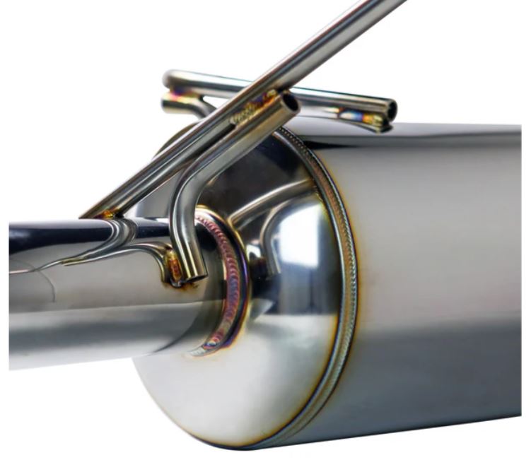 REMARK 2022+ Subaru WRX VB Catback Exhaust - Dual R1 Spec Stainless (Non-Resonated) (RK-C2076S-03)