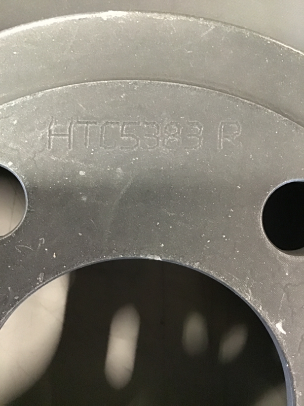 Hawk Talon 2015 Ford Mustang V Brembo Package Drilled and Slotted Front Brake Rotor Set | HTC5383 Scratch & Dent