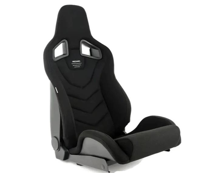 Recaro Sportster GT Passenger Seat in All Black Nardo