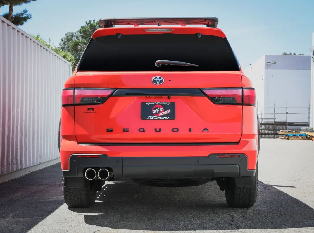 aFe 23-24 Toyota Sequoia V6 3.4L Vulcan Series 2-1/2in to 3in 304 SS Cat-Back Exhaust w/Polished Tip (49-36068-P)