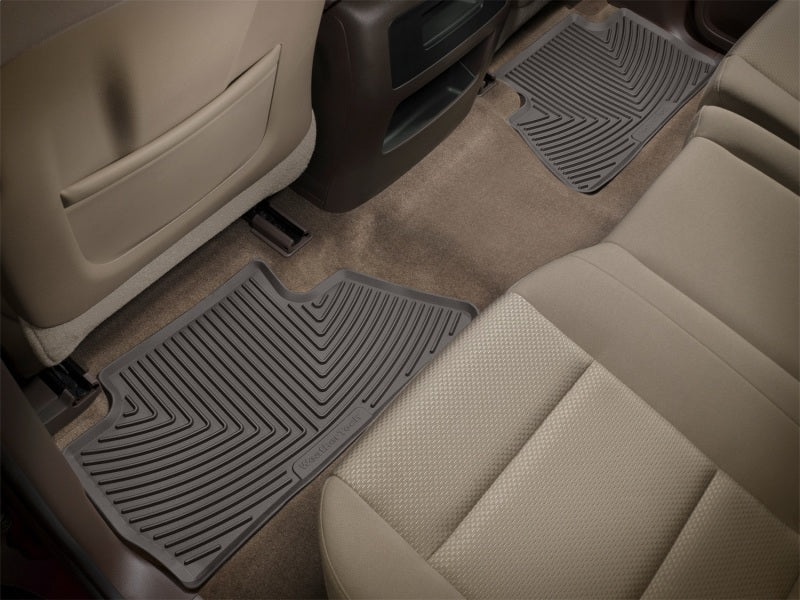 WeatherTech 11-13 Infiniti QX / 14-18 QX80 / 17-18 Nissan Armada Rear Rubber Mats - Cocoa (W459CO)