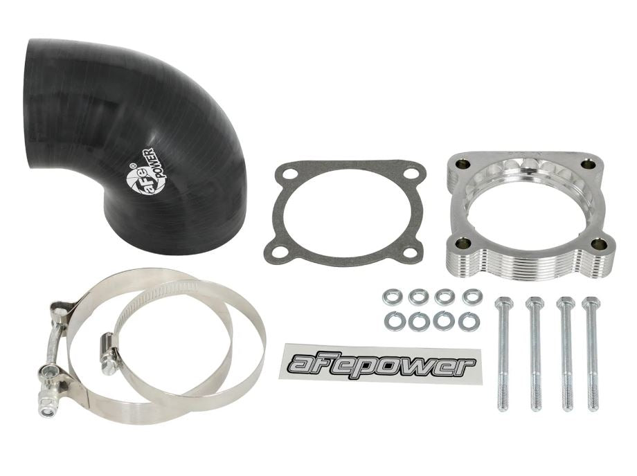 aFe Silver Bullet Throttle Body Spacers TBS 10-16 Nissan Patrol (Y62) V8-5.6L (320hp) (46-36003)