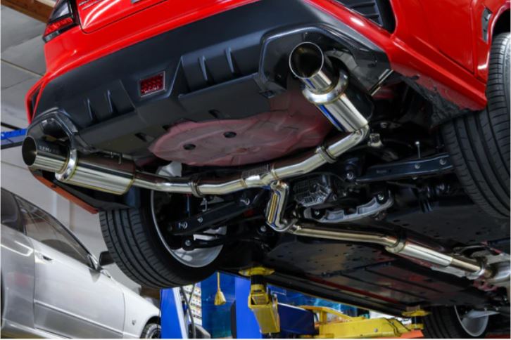 REMARK 2022+ Subaru WRX (VB) Catback Exhaust - Dual R1 Spec Stainless (Resonated) (RK-C2076S-03C)