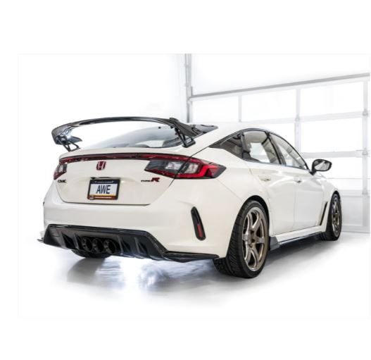 AWE Tuning 2023 Honda Civic Type R FL5 Touring Edition Exhaust w/ Triple Diamond Black Tips (3015-53287)