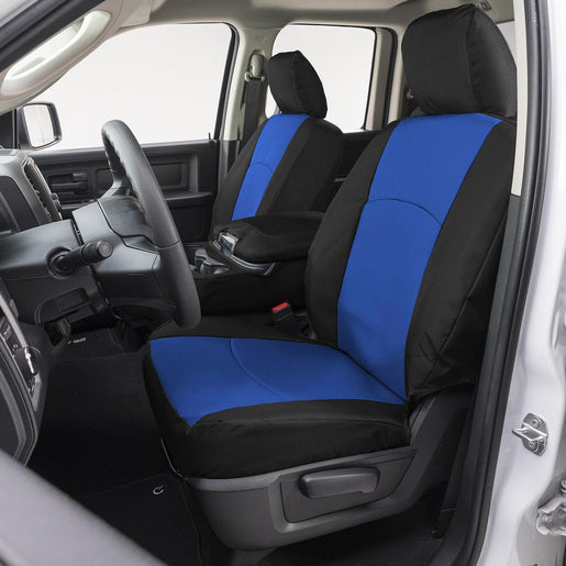 Covercraft 17-24 Nissan Armada Endura PrecisionFit Custom Front Row Seat Covers - Blue/Black (GTN676ABENDB)