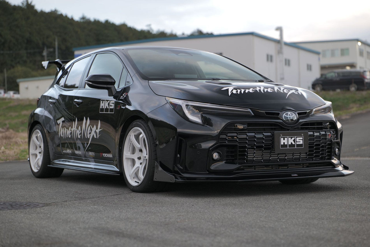 HKS 2023+ GR Corolla FRP Type S Front Spoiler w Carbon Fiber End Plates
