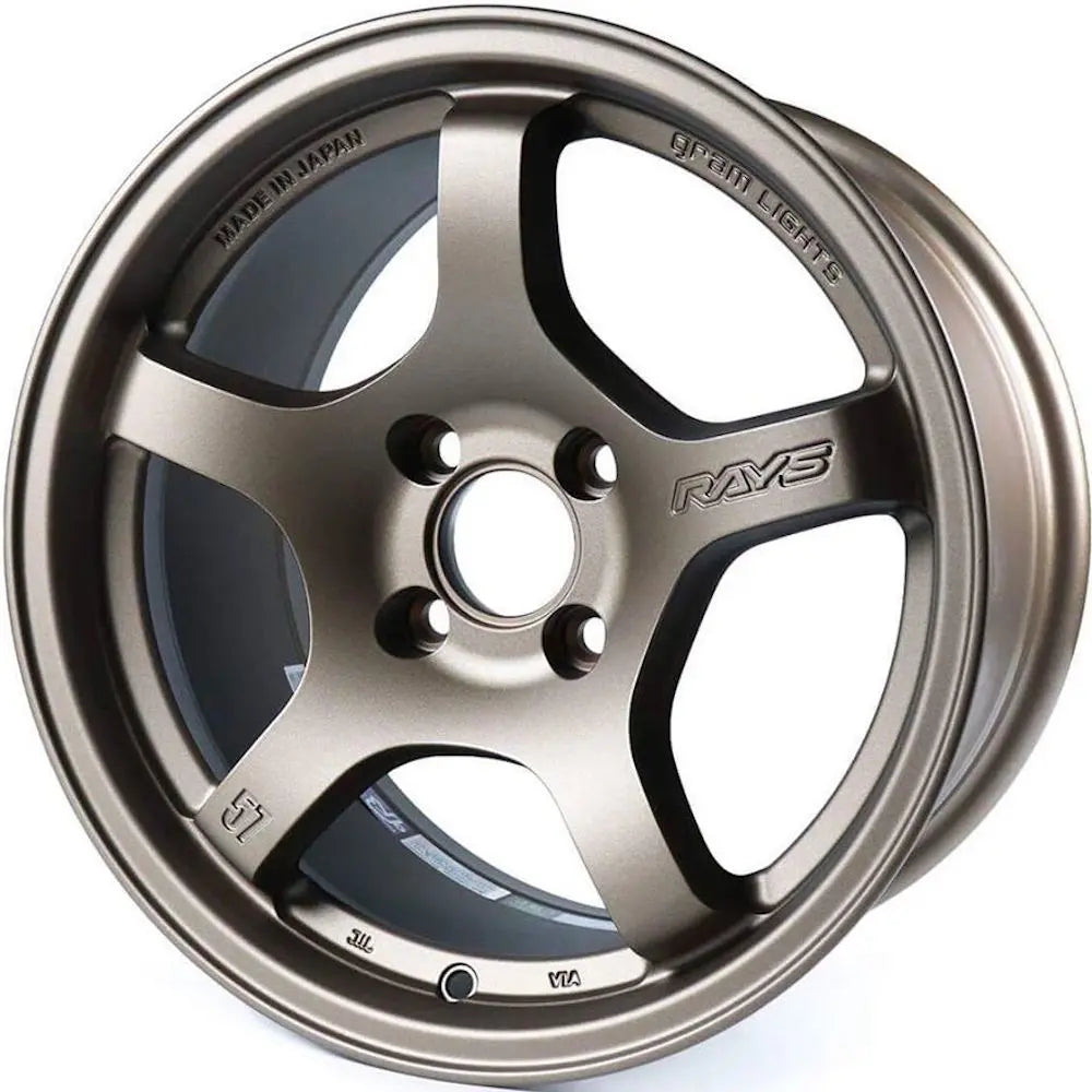 Gram Lights 57CR 15x8.0 +35 4-100 Bronze II Wheel