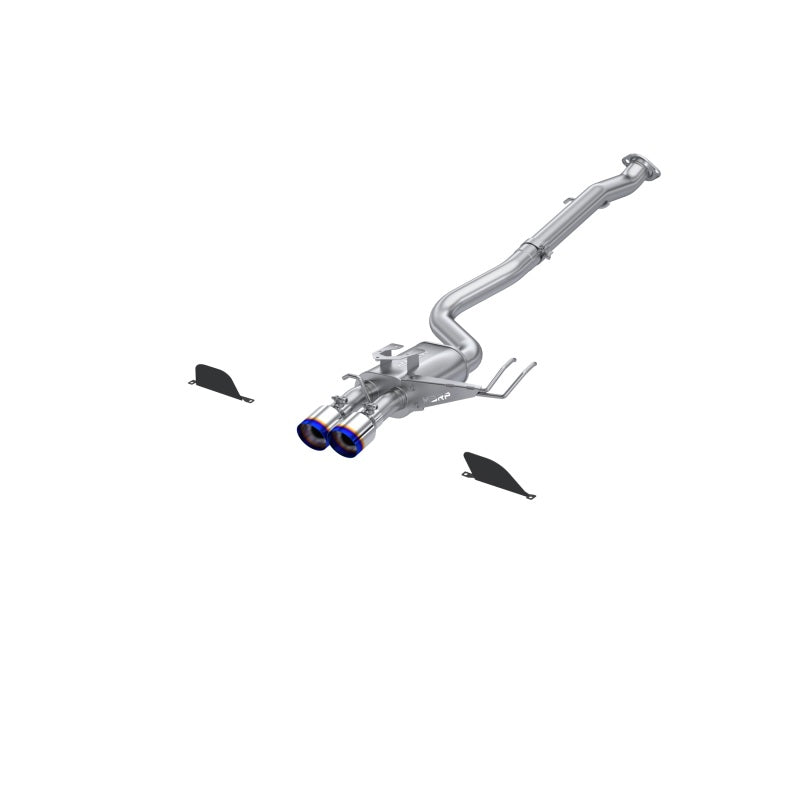 MBRP 2023 Toyota Corolla GR 1.6L T304 SS 3in Cat-Back Dual Center Rear w/ Burnt End Tips (S43033BE)