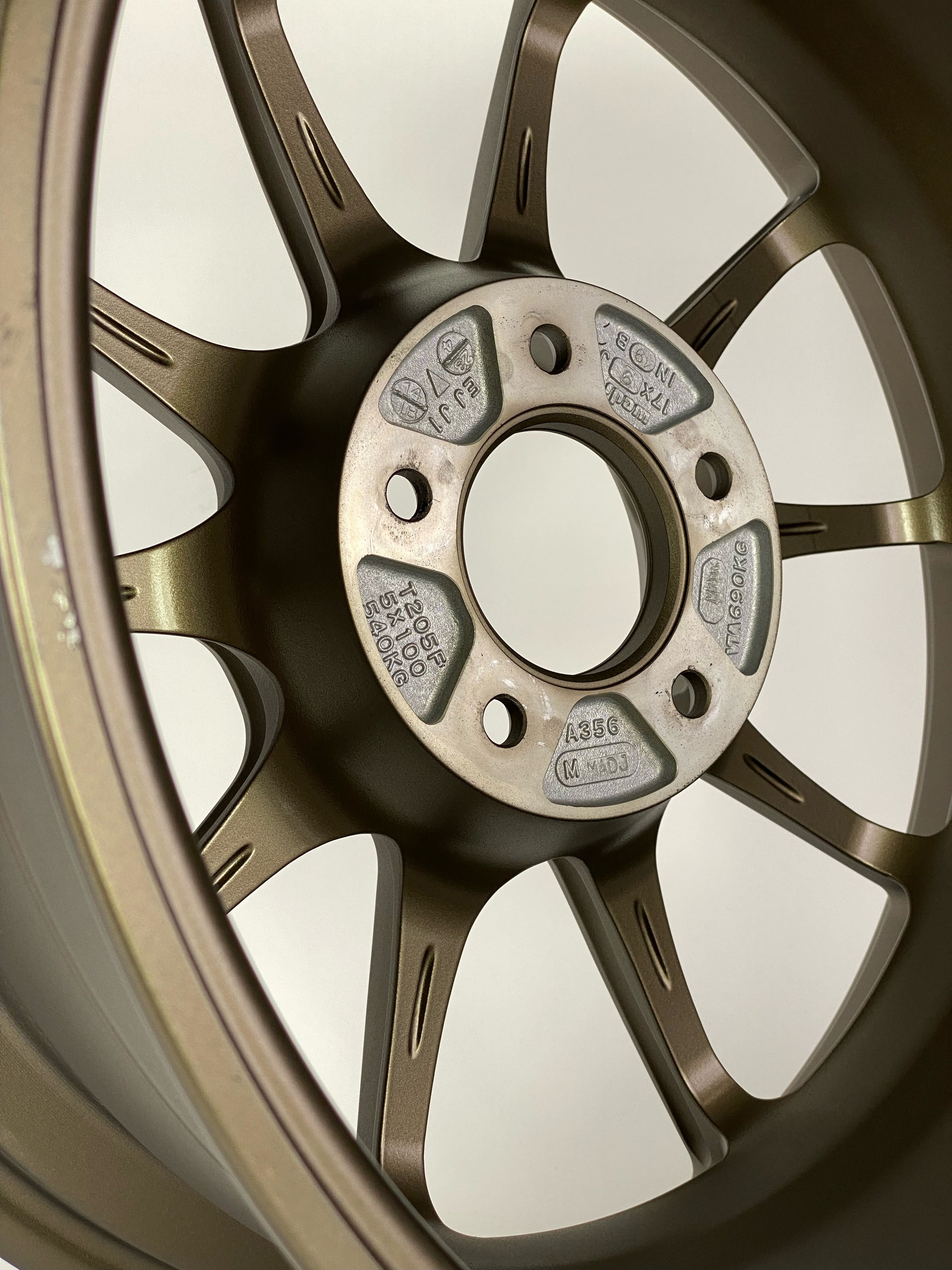 WedsSport TC105X TS-Bronze 17x9" +49 5x114.3 Wheel