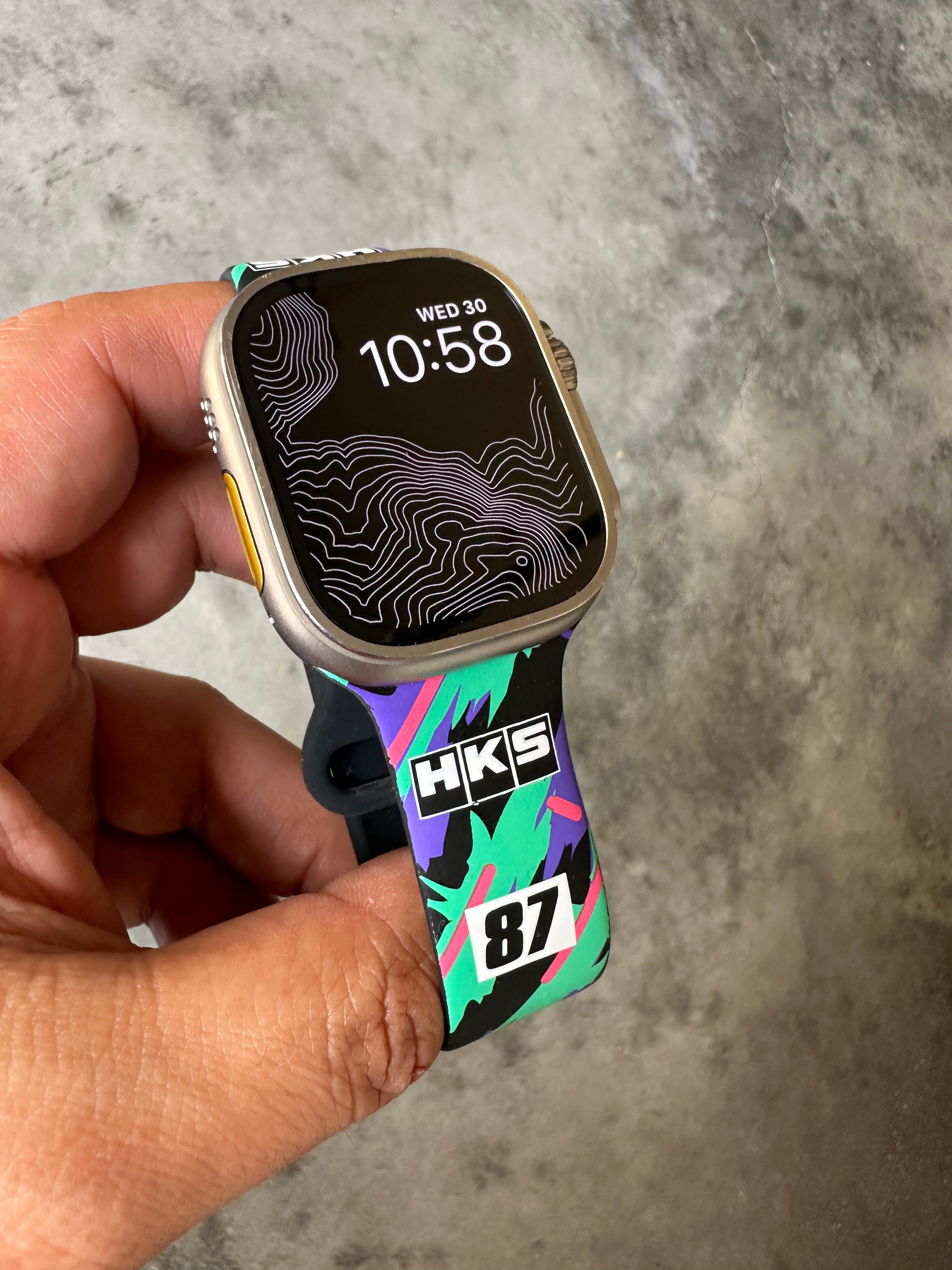 HKS Oil Color Apple Watch Band L Size