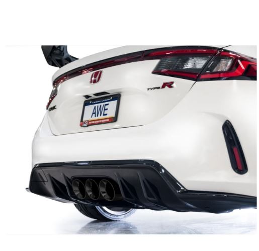 AWE Tuning 2023 Honda Civic Type R FL5 Touring Edition Exhaust w/ Triple Diamond Black Tips (3015-53287)