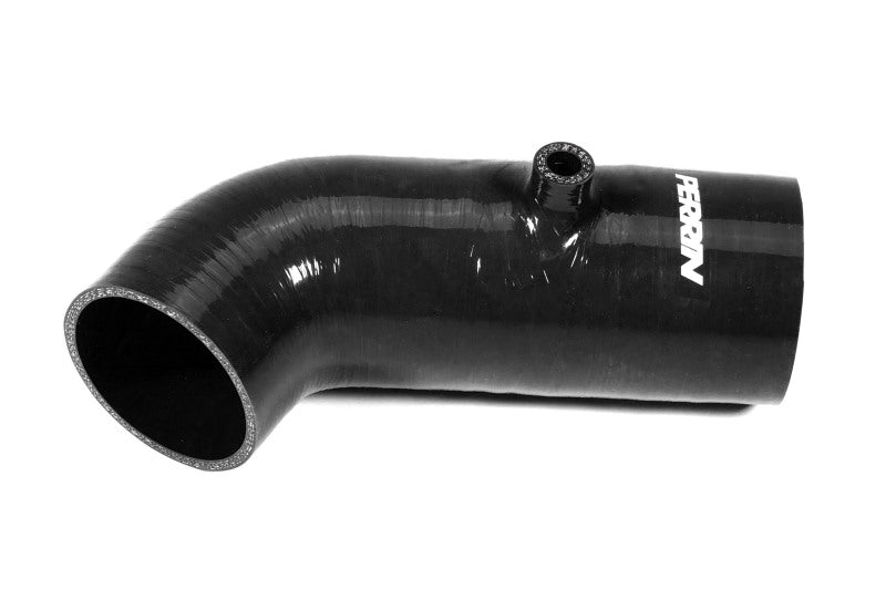 PERRIN 22-23 Subaru BRZ/Toyota GR86 Silicone Inlet Hose (3in. ID / SS Wire) - Black