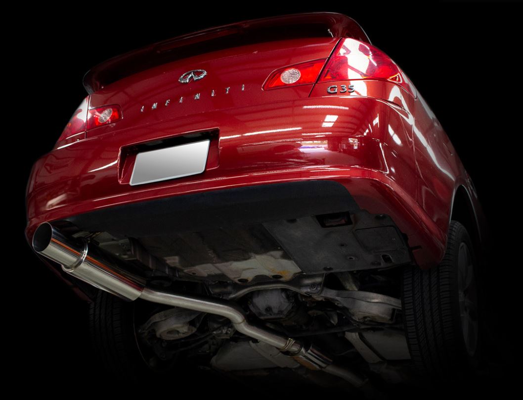 ISR Performance GT Single Exhaust - Infiniti G35 Sedan 03-04 (IS-GT-G35S03)