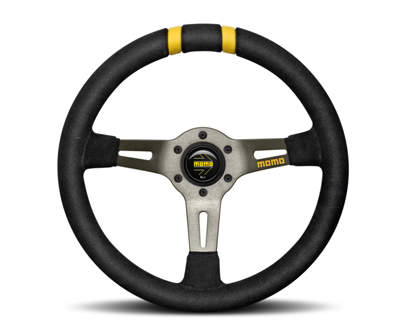 ＊momomo＊ MOMO MODDRIFT 330mm Steering Wheel with Black Suede Grip and