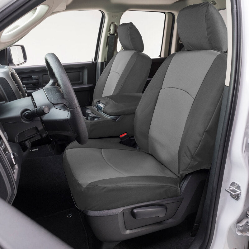 Covercraft 17-24 Nissan Armada Endura PrecisionFit Custom Second Row Seat Covers - Silver/Charcoal (GTN678ENSC)