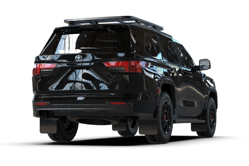 Rally Armor 23-24 Toyota Sequoia Black UR Mud Flap w/ Red Logo (MF88-UR-BLK-RD)