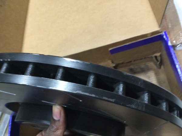 EBC 11+ Jeep Grand Cherokee 6.4 SRT-8 USR Slotted Front Rotors | USR7597 Scratch & Dent