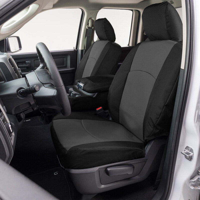 Covercraft 17-24 Nissan Armada Endura PrecisionFit Custom Front Row Seat Covers - Charcoal/Black (GTN677ABENCB)