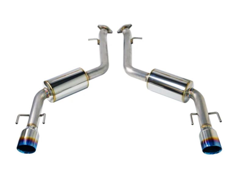REMARK 2021+ Lexus IS300/ IS350 Axleback Exhaust - Burnt Stainless Double Wall Tip (Muffler Version)(RO-TTE4-DM)