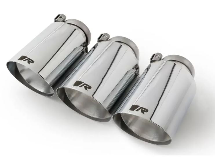 Remus 2023+ Honda Civic Type-R FL5 102mm Angled Stamped Chrome Tail Pipe (Single) (0436 70SGR)