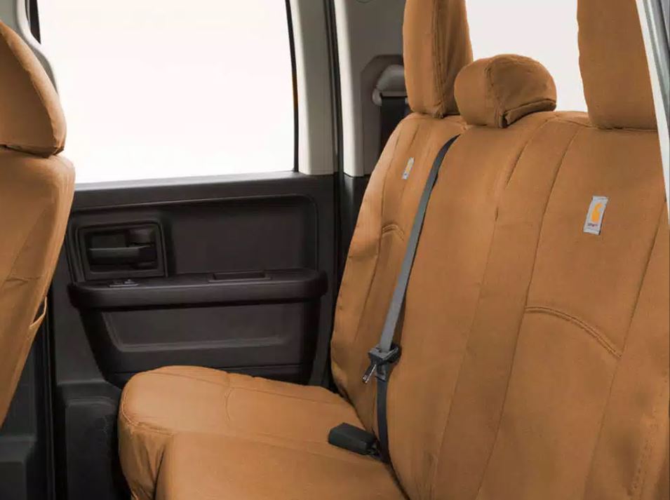 Covercraft 17-24 Nissan Armada Carhartt PrecisionFit Custom Third Row Seat Covers - Brown (GTN680CABN)