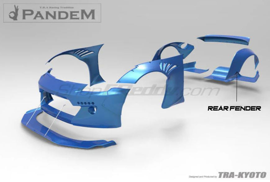 GReddy 03-09 Nissan 350Z Z33 Rocky Bunny Aero Kit - Rear Fenders (17020354)