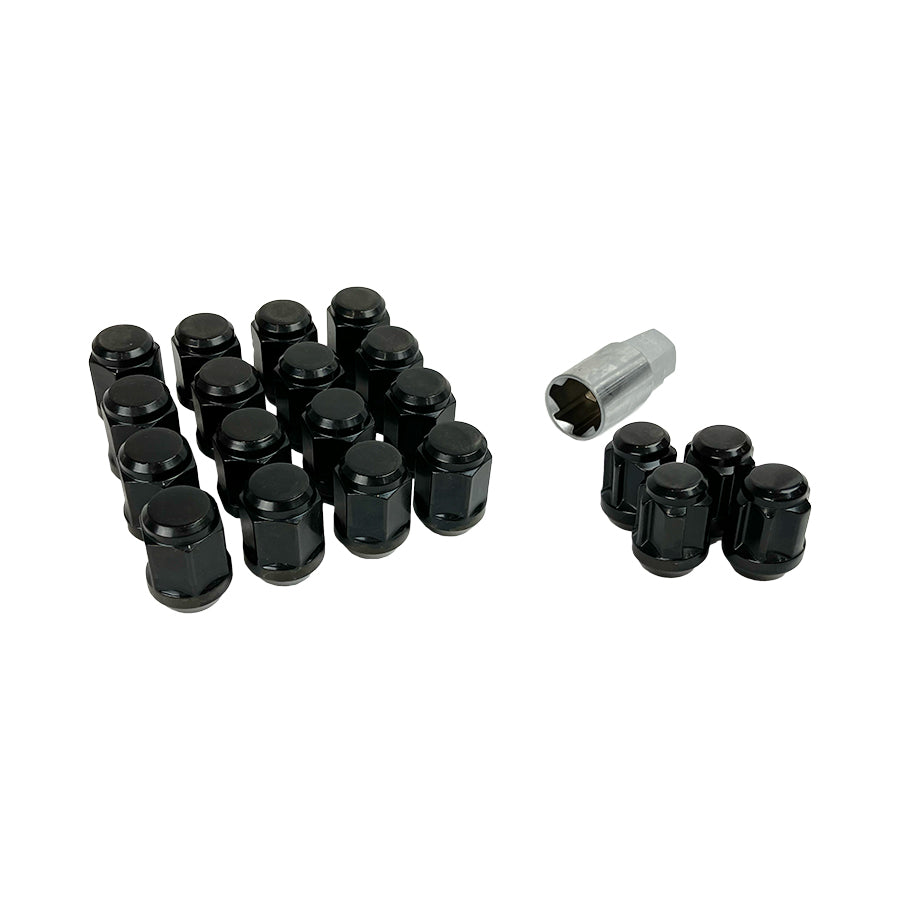 Bull Lock Tuskey Black 20pc Lug & Lock Set 14x1.50