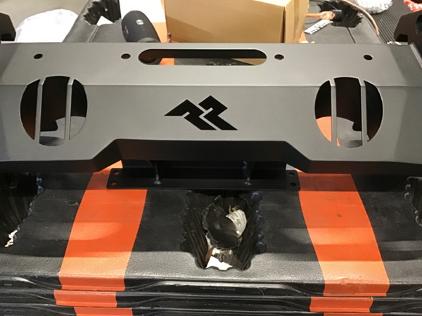 Rugged Ridge HD Bumper Full Width Front 07-18 Jeep Wrangler JK 18-20 Jeep Wrangler JL 2020 JT | 11540.31 Scratch & Dent