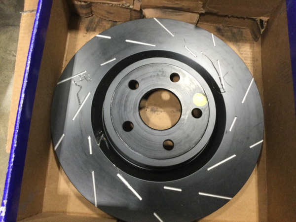 EBC 11+ Jeep Grand Cherokee 6.4 SRT-8 USR Slotted Front Rotors | USR7597 Scratch & Dent