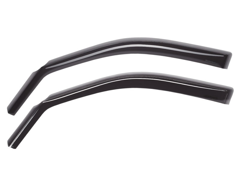 WeatherTech 2017+ Nissan Armada Front Side Window Deflectors - Dark Smoke (801000)